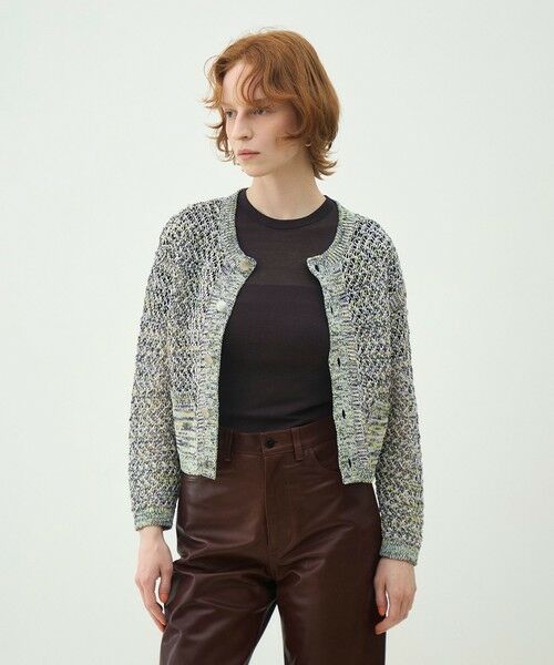 TOMORROWLAND / トゥモローランド カーディガン・ボレロ | ギマメッシュ クルーネックカーディガン | 詳細2