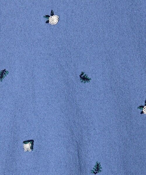 TOMORROWLAND / トゥモローランド ベスト | フラワーエンブロイダリー Vネックベスト | 詳細11