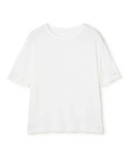 TOMORROWLAND / トゥモローランド カットソー | シアージャージー ハーフスリーブプルオーバー（11 ホワイト）