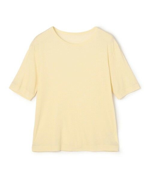 TOMORROWLAND / トゥモローランド カットソー | シアージャージー ハーフスリーブプルオーバー（41 ライトベージュ）