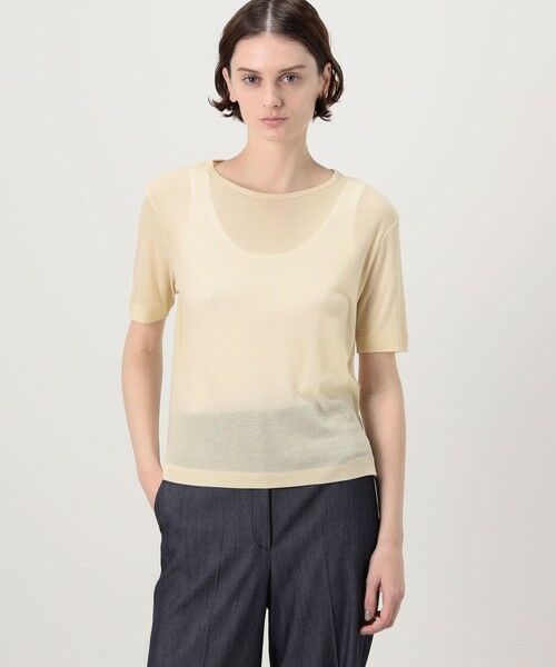 TOMORROWLAND / トゥモローランド カットソー | シアージャージー ハーフスリーブプルオーバー | 詳細2