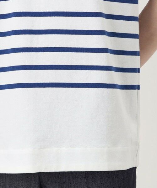 TOMORROWLAND / トゥモローランド Tシャツ | パネルボーダー ノースリーブプルオーバー | 詳細8