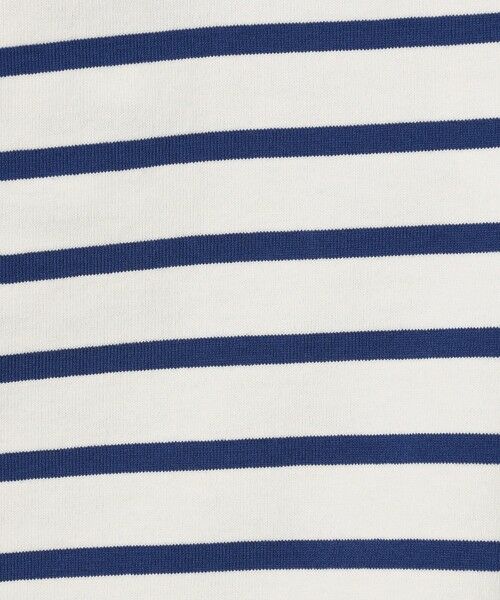 TOMORROWLAND / トゥモローランド Tシャツ | パネルボーダー キーネックプルオーバー | 詳細10