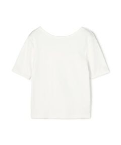 TOMORROWLAND / トゥモローランド Tシャツ | シルキーリブ ボートネックプルオーバー