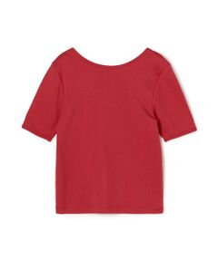 TOMORROWLAND / トゥモローランド Tシャツ | シルキーリブ ボートネックプルオーバー