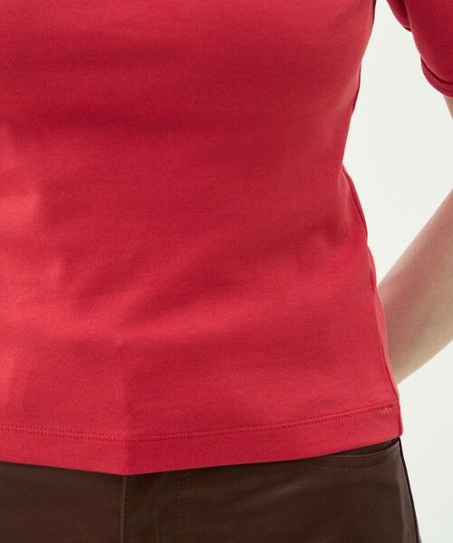 TOMORROWLAND / トゥモローランド Tシャツ | シルキーリブ ボートネックプルオーバー | 詳細8