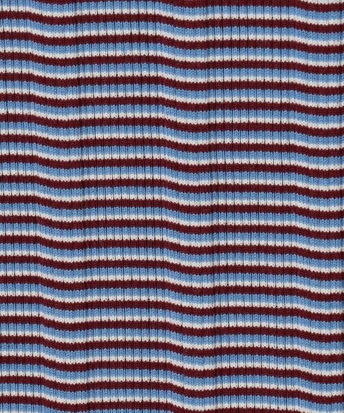 TOMORROWLAND / トゥモローランド Tシャツ | シルキーボーダー ボートネックプルオーバー | 詳細10