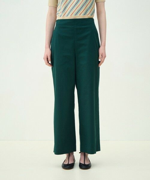 TOMORROWLAND / トゥモローランド その他パンツ | コットンレーヨンリネンストレッチ ストレートパンツ | 詳細2