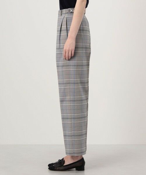 TOMORROWLAND / トゥモローランド スラックス・ドレスパンツ | トゥーサイドチェック ストレートパンツ | 詳細3