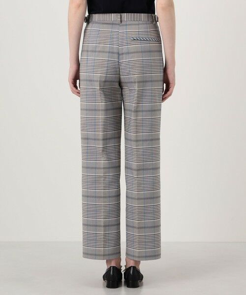 TOMORROWLAND / トゥモローランド スラックス・ドレスパンツ | トゥーサイドチェック ストレートパンツ | 詳細4