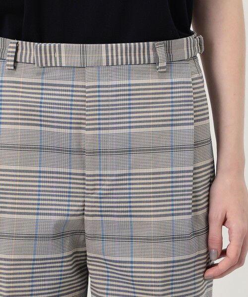 TOMORROWLAND / トゥモローランド スラックス・ドレスパンツ | トゥーサイドチェック ストレートパンツ | 詳細5
