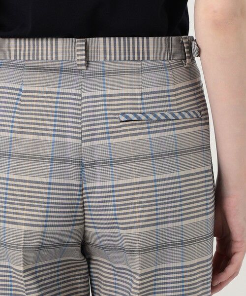 TOMORROWLAND / トゥモローランド スラックス・ドレスパンツ | トゥーサイドチェック ストレートパンツ | 詳細6