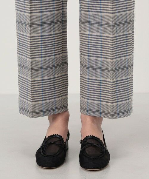 TOMORROWLAND / トゥモローランド スラックス・ドレスパンツ | トゥーサイドチェック ストレートパンツ | 詳細9