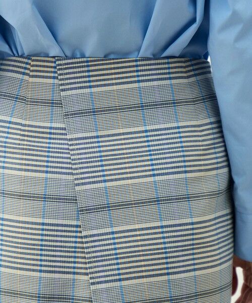 TOMORROWLAND / トゥモローランド ミニ・ひざ丈スカート | トゥーサイドチェック タイトスカート | 詳細6