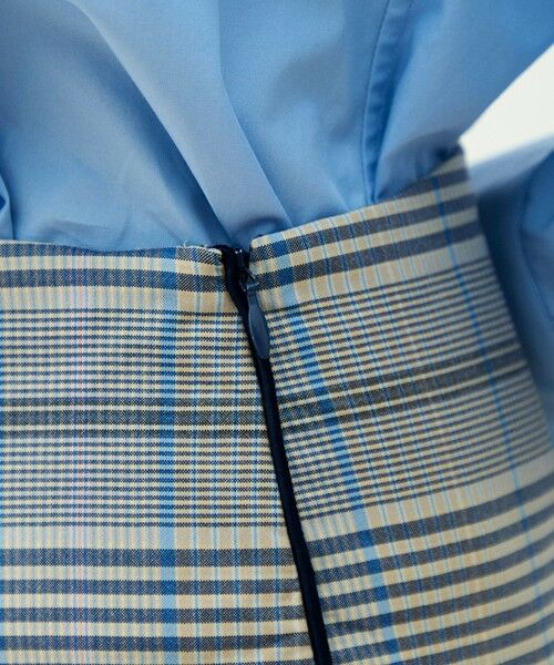 TOMORROWLAND / トゥモローランド ミニ・ひざ丈スカート | トゥーサイドチェック タイトスカート | 詳細7