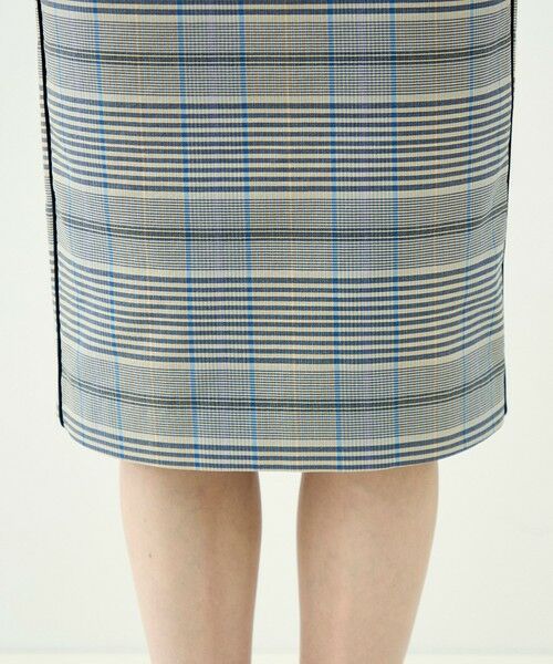 TOMORROWLAND / トゥモローランド ミニ・ひざ丈スカート | トゥーサイドチェック タイトスカート | 詳細8