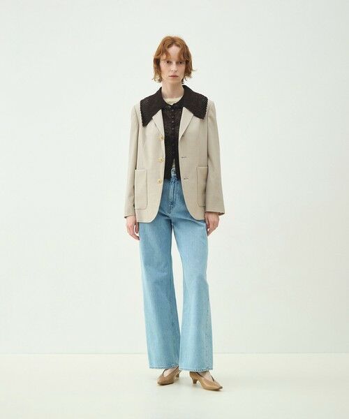 TOMORROWLAND / トゥモローランド テーラードジャケット | ウールカームスキン テーラードジャケット | 詳細1