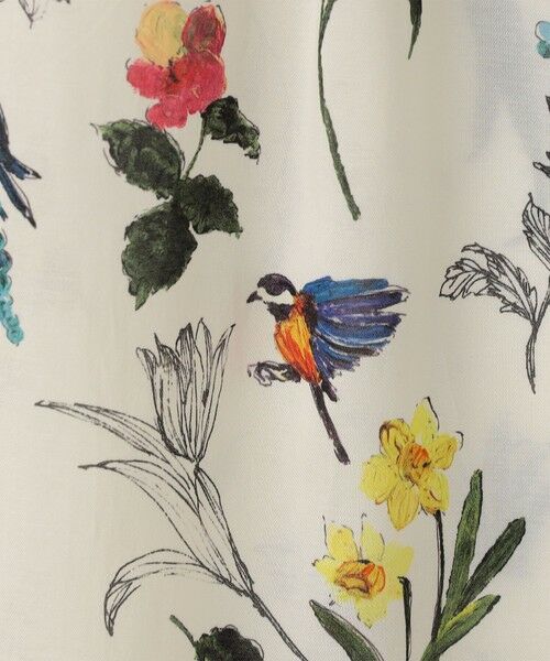 TOMORROWLAND / トゥモローランド シャツ・ブラウス | ウィングフラワープリント ネックギャザーブラウス | 詳細10