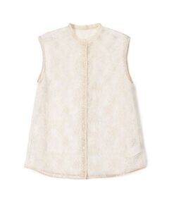 TOMORROWLAND / トゥモローランド シャツ・ブラウス | ローダンセエンブロイダリー ノースリーブブラウス