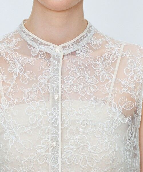 TOMORROWLAND / トゥモローランド シャツ・ブラウス | ローダンセエンブロイダリー ノースリーブブラウス | 詳細5