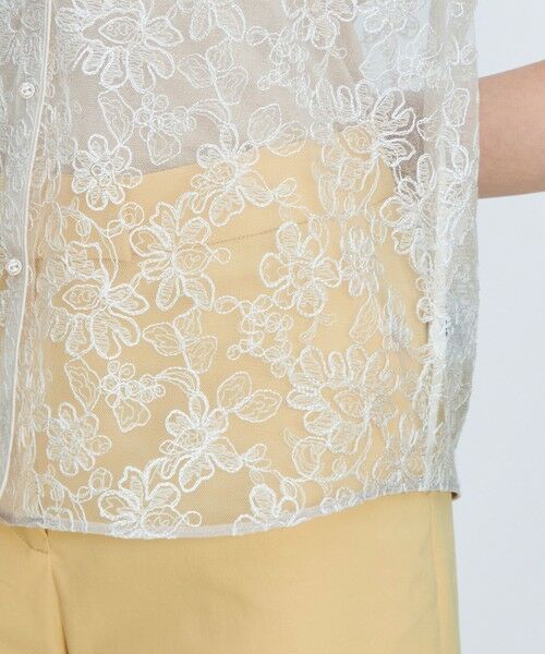 TOMORROWLAND / トゥモローランド シャツ・ブラウス | ローダンセエンブロイダリー ノースリーブブラウス | 詳細8