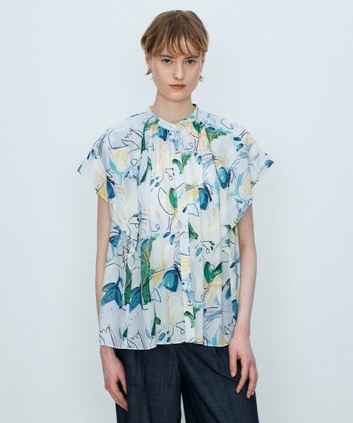 TOMORROWLAND / トゥモローランド シャツ・ブラウス | ウィスパーブルームプリント フレアスリーブブラウス | 詳細2