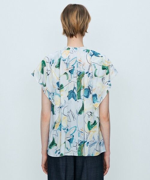 TOMORROWLAND / トゥモローランド シャツ・ブラウス | ウィスパーブルームプリント フレアスリーブブラウス | 詳細4