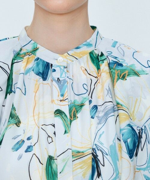 TOMORROWLAND / トゥモローランド シャツ・ブラウス | ウィスパーブルームプリント フレアスリーブブラウス | 詳細5