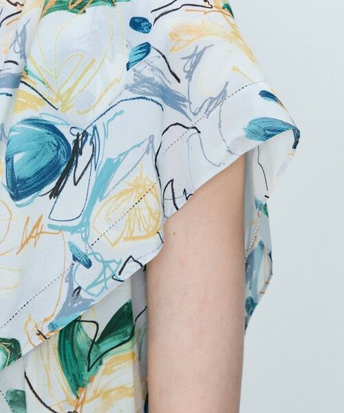 TOMORROWLAND / トゥモローランド シャツ・ブラウス | ウィスパーブルームプリント フレアスリーブブラウス | 詳細7