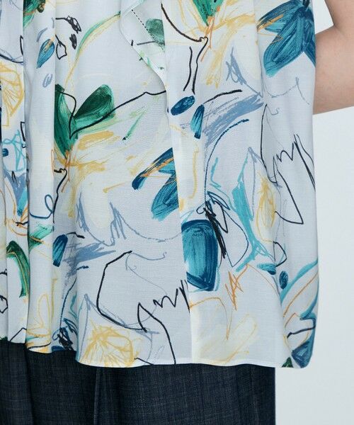TOMORROWLAND / トゥモローランド シャツ・ブラウス | ウィスパーブルームプリント フレアスリーブブラウス | 詳細8