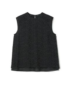 TOMORROWLAND / トゥモローランド シャツ・ブラウス | リーフフラワー レイヤードノースリーブブラウス