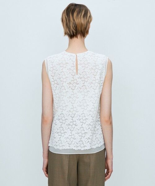 TOMORROWLAND / トゥモローランド シャツ・ブラウス | リーフフラワー レイヤードノースリーブブラウス | 詳細4