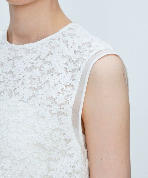 TOMORROWLAND / トゥモローランド シャツ・ブラウス | リーフフラワー レイヤードノースリーブブラウス | 詳細7