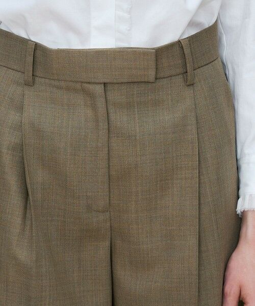 TOMORROWLAND / トゥモローランド スラックス・ドレスパンツ | ZELANDER Z-TWIST タックワイドパンツ | 詳細5