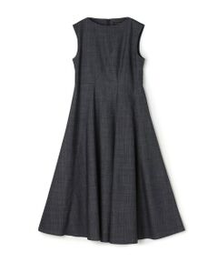 TOMORROWLAND / トゥモローランド ミニ丈・ひざ丈ワンピース | 【WEB先行予約】コンフォートデニム アシンメトリードレープワンピース