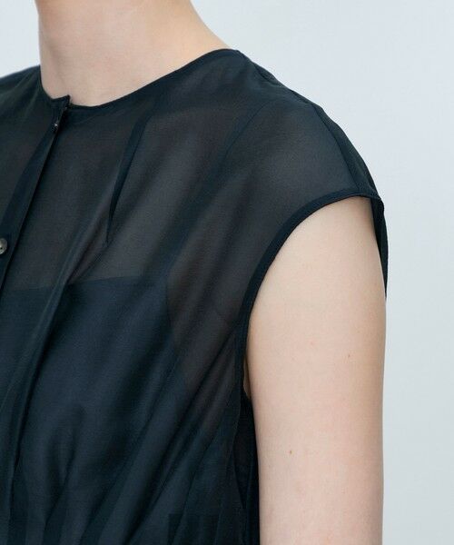 TOMORROWLAND / トゥモローランド ロング・マキシ丈ワンピース | 【WEB先行予約】シアーオーガンジー ウエストタックワンピース | 詳細6