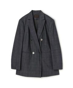 TOMORROWLAND / トゥモローランド テーラードジャケット | 【WEB先行予約】コンフォートデニム ダブルブレストジャケット