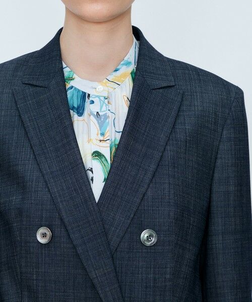 TOMORROWLAND / トゥモローランド テーラードジャケット | 【WEB先行予約】コンフォートデニム ダブルブレストジャケット | 詳細6