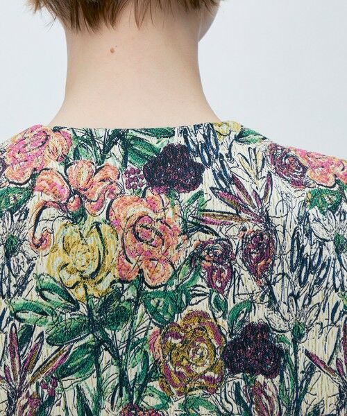 TOMORROWLAND / トゥモローランド ベスト | 【WEB先行予約】ビンテージフラワージャカード ワイドスリーブジレ | 詳細8
