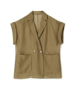 TOMORROWLAND / トゥモローランド その他アウター | 【WEB先行予約】シアーオーガンジー フレンチジャケット