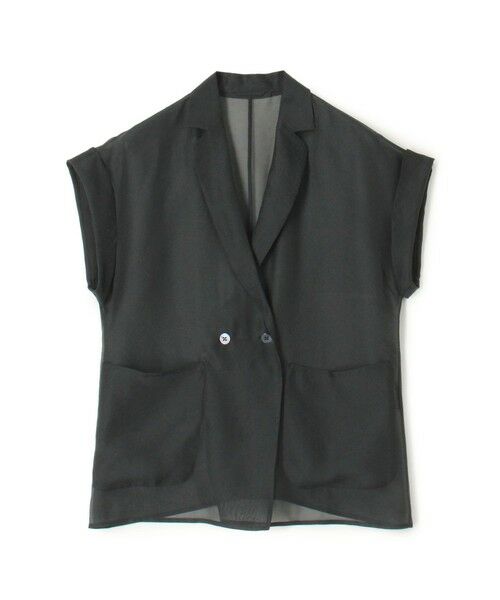 TOMORROWLAND / トゥモローランド その他アウター | 【WEB先行予約】シアーオーガンジー フレンチジャケット（69 ネイビー）