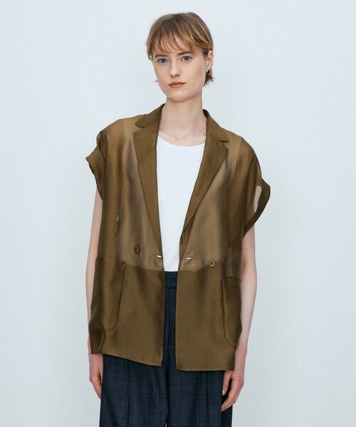 TOMORROWLAND / トゥモローランド その他アウター | 【WEB先行予約】シアーオーガンジー フレンチジャケット | 詳細2