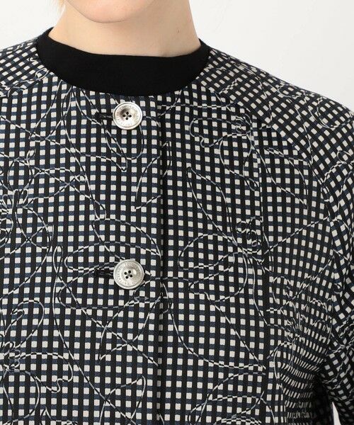 TOMORROWLAND / トゥモローランド その他アウター | オーバーフラワージャカード クルーネックコート | 詳細5