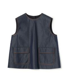 TOMORROWLAND / トゥモローランド シャツ・ブラウス | コットンシルクデニム ポケットプルオーバー