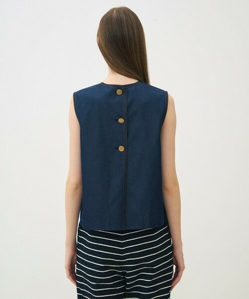 TOMORROWLAND / トゥモローランド シャツ・ブラウス | コットンシルクデニム ポケットプルオーバー | 詳細4