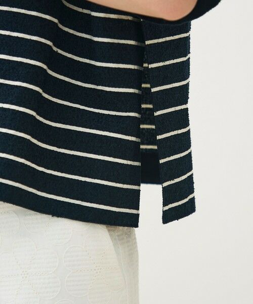 TOMORROWLAND / トゥモローランド その他トップス | シルクブレンドボーダー ボートネックプルオーバー | 詳細8