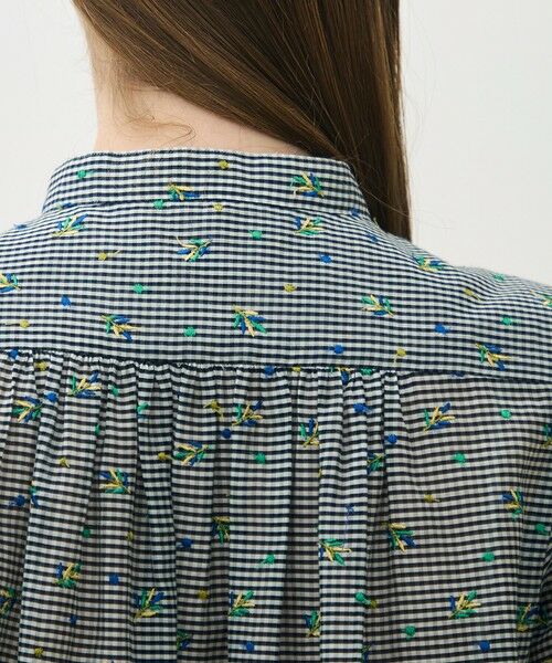 TOMORROWLAND / トゥモローランド シャツ・ブラウス | ギンガムエンブロイダリー ペタルスリーブブラウス | 詳細6