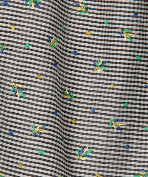 TOMORROWLAND / トゥモローランド シャツ・ブラウス | ギンガムエンブロイダリー ペタルスリーブブラウス | 詳細9