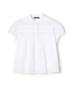 TOMORROWLAND / トゥモローランド シャツ・ブラウス | コットンコンビネーション ペタルスリーブブラウス