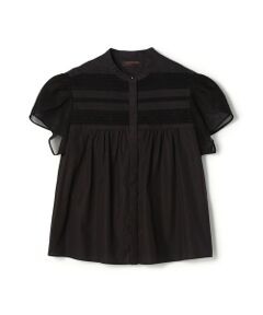 TOMORROWLAND / トゥモローランド シャツ・ブラウス | コットンコンビネーション ペタルスリーブブラウス